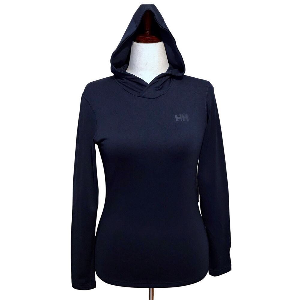Helly Hansen NWT Navy Long Sleeves Lifa Solen Hoodie Women XL *See Description*